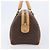 Céline CELINE Macadam Canvas Hand Bag PVC Leather Brown Gold - vista 4