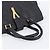 Autre Marque Saint Laurent Cabas Hand Bag Leather 2way Black Gold 311220 - vista 7