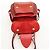 Miu Miu Madras Shoulder Bag Leather Orange Gold - vista 24