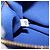 PRADA Canapa PM Hand Bag Canvas 2way Blue Gold Tone - vista 12