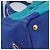 PRADA Canapa PM Hand Bag Canvas 2way Blue Gold Tone - vista 17