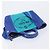 PRADA Canapa PM Hand Bag Canvas 2way Blue Gold Tone - vista 6