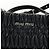Miu Miu Matelasse Chain Shoulder Bag Leather 2way Black Silver - vista 21