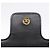 PRADA Gathered Chain Shoulder Bag Leather Black Gold Tone - vista 16