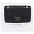 PRADA Gathered Chain Shoulder Bag Leather Black Gold Tone - vista 26