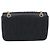 PRADA Gathered Chain Shoulder Bag Leather Black Gold Tone - vista 3
