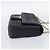 PRADA Gathered Chain Shoulder Bag Leather Black Gold Tone - vista 5