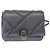 Bulgari BVLGARI Serpenti Chain Shoulder Bag Leather Gray Silver - vista 13