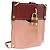 Chloé Chloe Abby Rocky Shoulder Bag Leather Pink Gold Tone