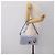Miu Miu Matelasse Hand Bag Cotton 2way Blue Silver - vista 30