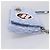 Miu Miu Matelasse Hand Bag Cotton 2way Blue Silver - vista 4