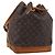 LOUIS VUITTON Monogram Noe Shoulder Bag M42224 LV