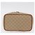 Céline CELINE Macadam Canvas Vanity Hand Bag PVC Beige Gold - vista 5