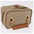 Céline CELINE Macadam Canvas Vanity Hand Bag PVC Beige Gold - vista 6