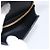 PRADA Chain Shoulder Bag Safiano Leather Black Gold - vista 19