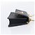 PRADA Chain Shoulder Bag Safiano Leather Black Gold - vista 4