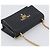 PRADA Chain Shoulder Bag Safiano Leather Black Gold - vista 6