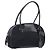 PRADA Hand Bag Nylon Leather Black Silver