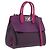 Salvatore Ferragamo Studio Bag Small Leather 2way Purple Silver
