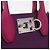 Salvatore Ferragamo Studio Bag Small Leather 2way Purple Silver - vista 21