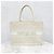 Dior Borsa Book Tote Medium Oblique White Gold - vista 8