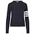 Thom Browne Gestreifter Wollpullover für Damen - Ansicht 8