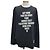 Moncler Malia Langarm-T-Shirt Rundhals Schwarz