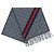 Bufanda Gucci Web de lana gris - vista 3