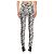 Autre Marque Vaqueros SAINT LAURENT con estampado de cebra Negro Blanco - vista 3