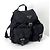 Prada Zaino Medium in nylon con logo triangolare Nero - vista 2