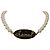 Collana Choker Chanel Logo Bianca Metallo