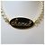 Collana Choker Chanel Logo Bianca Metallo - vista 2