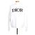 Dior Fleece-Sweatshirt mit besticktem Clip-Logo