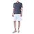 Brunello Cucinelli Pantaloncini a metà lunghezza con vita elastica e patch logo Tennis (White) - vista 2
