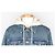 Céline Jeansjacke mit Kapuze Blau - Ansicht 5