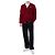 Comme Des Garcons V-Ausschnitt Strickcardigan aus Wolle mit rotem Herz-Patch - Ansicht 11