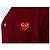 Comme Des Garcons V-Ausschnitt Strickcardigan aus Wolle mit rotem Herz-Patch - Ansicht 33
