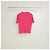Balenciaga T-shirt a maniche corte rossa da donna con logo ricamato - vista 3