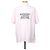 Burberry Oversized T-Shirt aus Stretch-Baumwolle mit rosa Logo-Print
