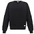 Autre Marque Baumwoll-Sweatshirt mit Rundhalsausschnitt und Logo-Patch