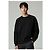 Autre Marque Baumwoll-Sweatshirt mit Rundhalsausschnitt und Logo-Patch - Ansicht 6