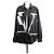Valentino Schwarze Denimjacke XL
