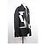 Valentino Schwarze Denimjacke XL - Ansicht 6