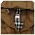 Burberry Piumino lungo da donna con cappuccio e cintura in nylon marrone - vista 5