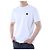 Philipp Plein Steel Leder-Patch Basic Round T-Shirt (White) - Ansicht 12