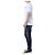 Philipp Plein Steel Leder-Patch Basic Round T-Shirt (White) - Ansicht 13