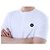 Philipp Plein Steel Leder-Patch Basic Round T-Shirt (White) - Ansicht 9