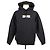 Burberry Box Logo Fleece Hoodie Schwarz