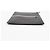 Thom Browne Clutch Medium Three Stripes in pelle martellata Nero - vista 5