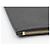 Thom Browne Clutch Medium Three Stripes in pelle martellata Nero - vista 8
